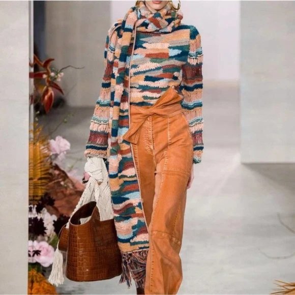 ULLA JOHNSON Eliya Pullover Sweater RARE Alpaca Handmade Size Medium - Picture 5 of 5